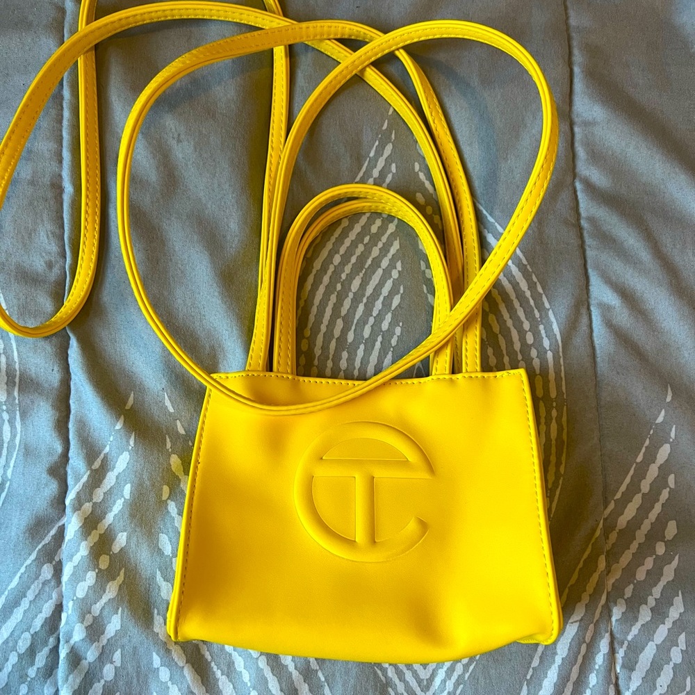 Telfar yellow bag